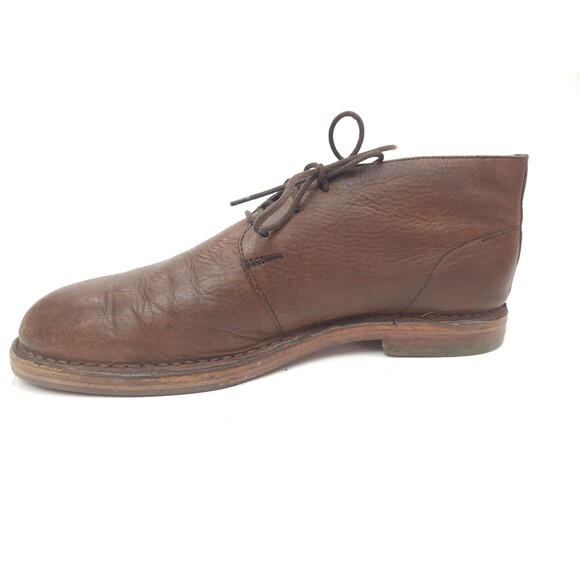 Cole Haan Mens 9 M Glenn Chukka Boots C11777 Brown Pebbled Leather Desert Boots main image 4